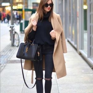 Saint Laurent Black Monogram Cabas Bag